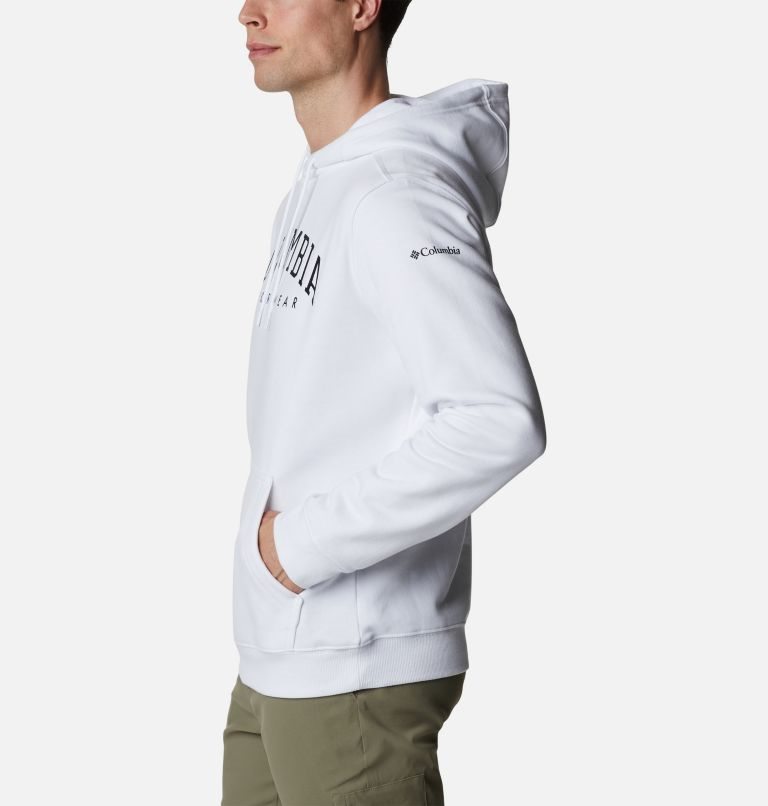 Men's Columbia CSC Basic Logo II Hoodie White | CA-FA348