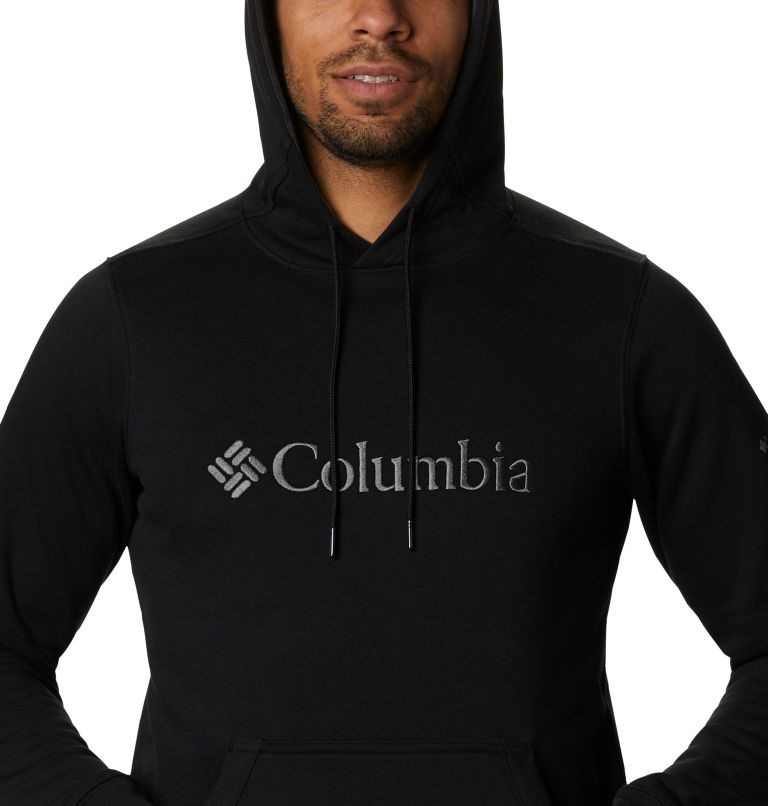 Men's Columbia CSC Basic Logo II Hoodie Black | CA-JL68C