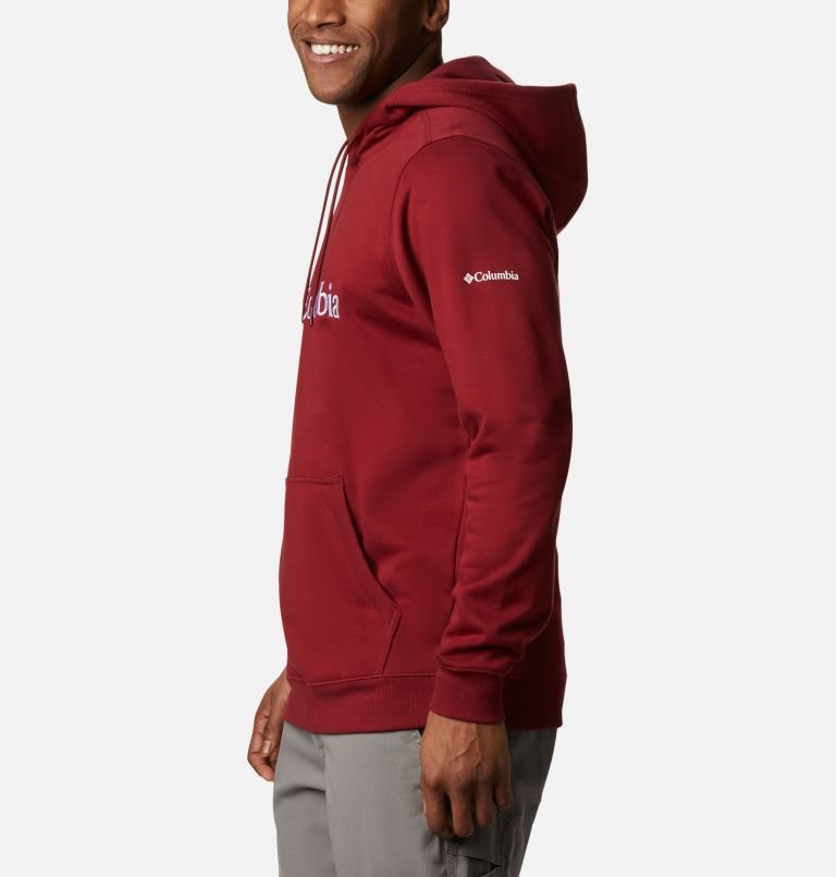 Men's Columbia CSC Basic Logo II Hoodie Red | CA-QA831