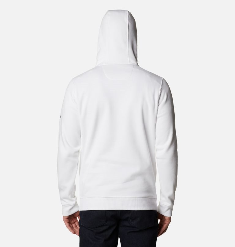 Men's Columbia CSC Basic Logo II Hoodie White | CA-T3A45