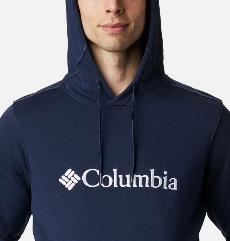 Men's Columbia CSC Basic Logo II Hoodie Navy | CA-UL865