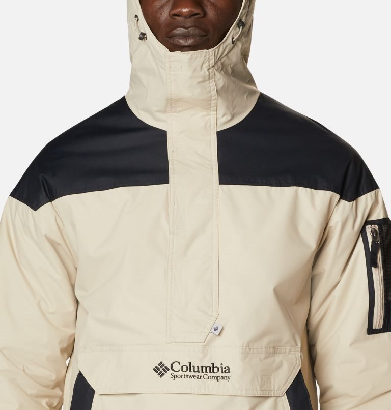 Men's Columbia Challenger Anorak Insulated Jackets Cream | CA-NL0C6