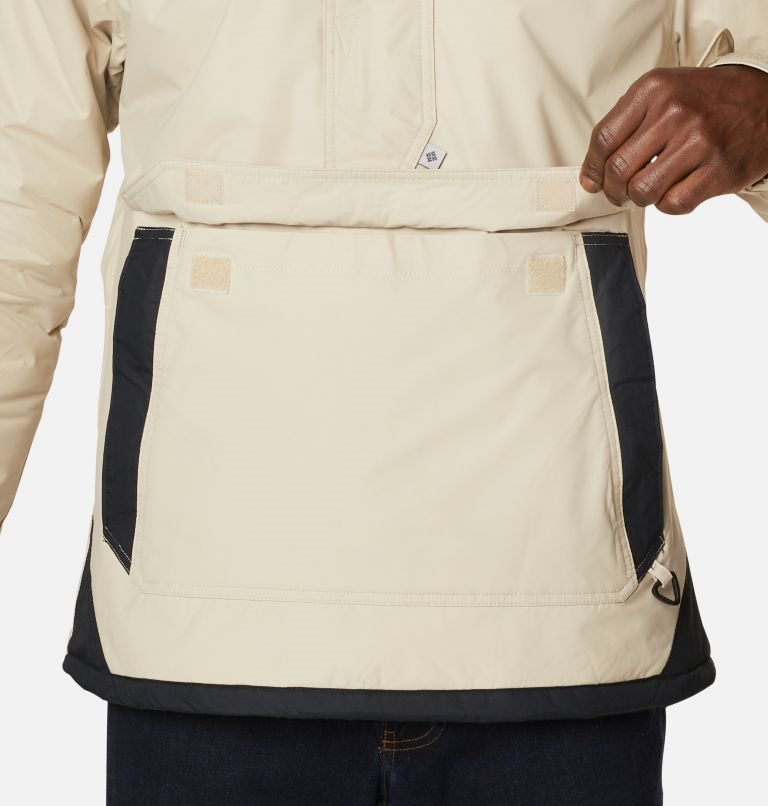 Men's Columbia Challenger Anorak Insulated Jackets Cream | CA-NL0C6