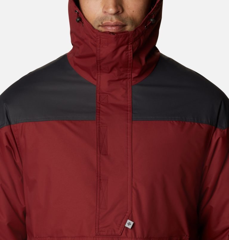 Men's Columbia Challenger Anorak Insulated Jackets Red | CA-Q461C