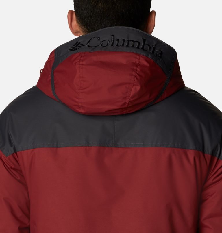 Men's Columbia Challenger Anorak Insulated Jackets Red | CA-Q461C