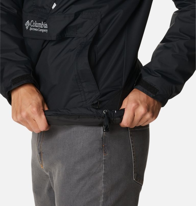 Men's Columbia Challenger Anorak Insulated Jackets Black | CA-Z0641