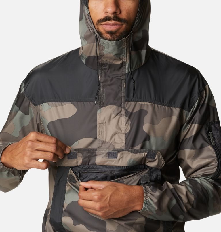 Men's Columbia Challenger Windbreaker Jackets Camo | CA-H36L1