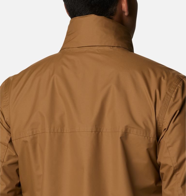 Men's Columbia Cloud Crest Rain Jackets Brown | CA-J8A05