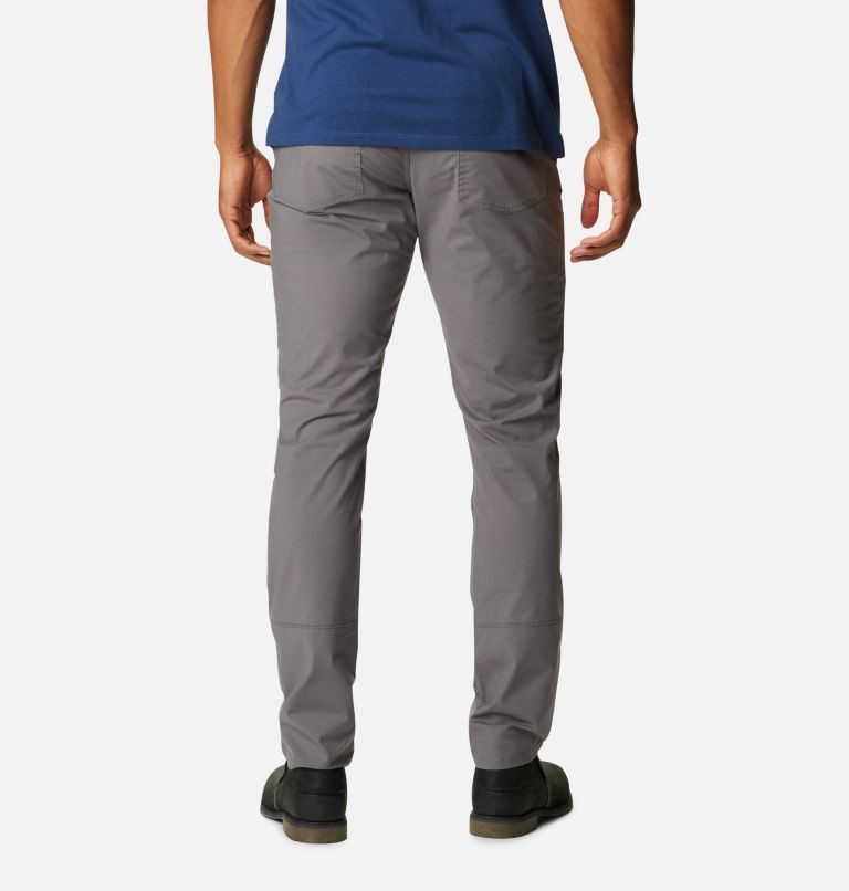 Men's Columbia Cobble Creek 5-Pocket Pants Dark Grey | CA-BC456