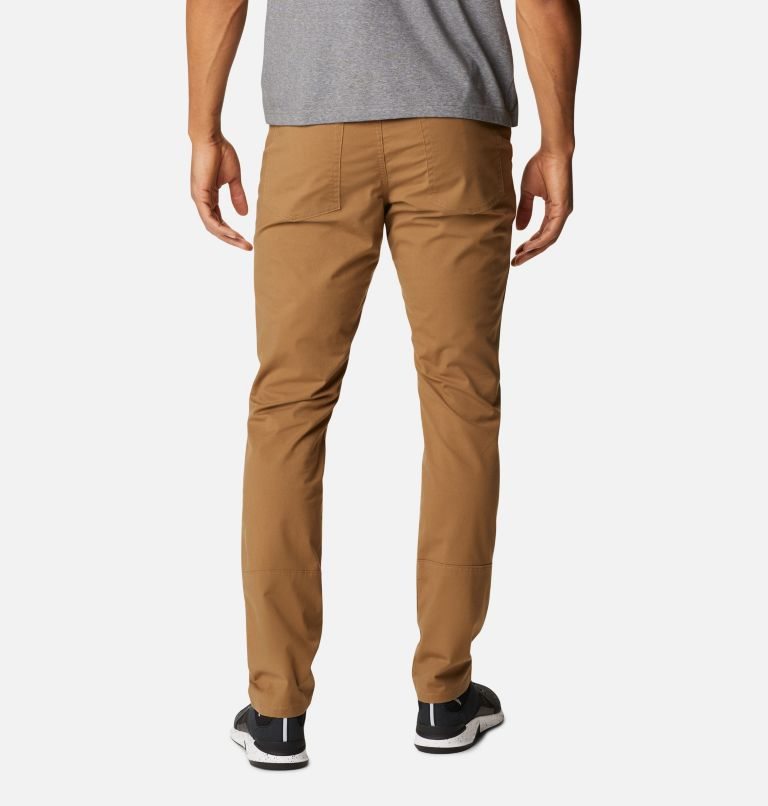 Men's Columbia Cobble Creek 5-Pocket Pants Brown | CA-O0C16