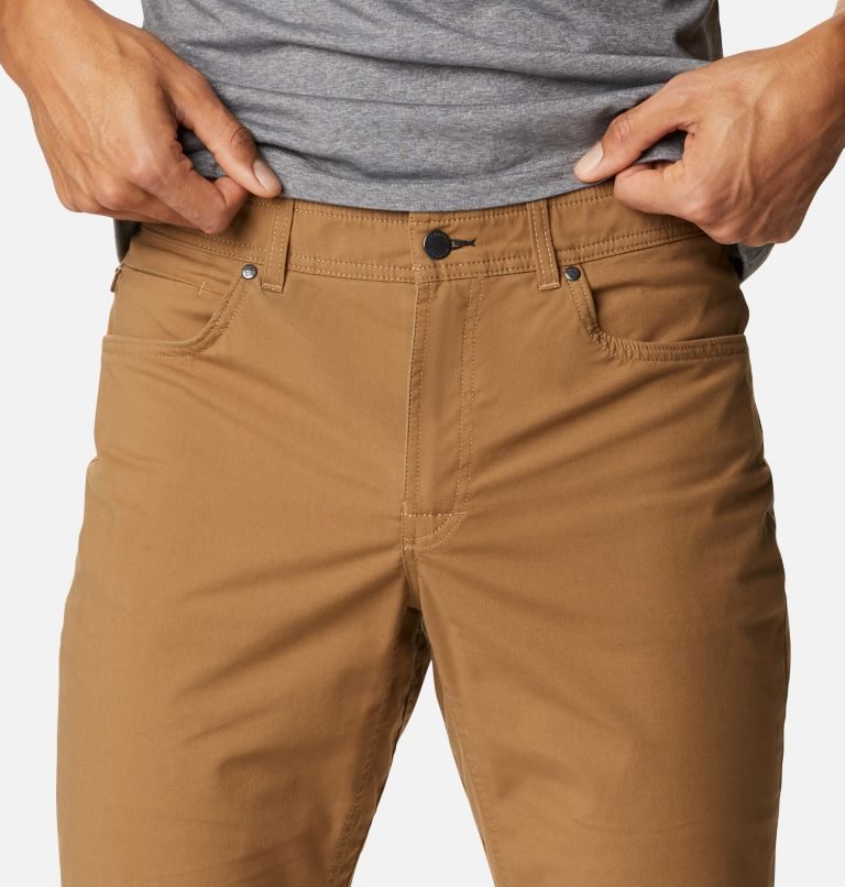 Men's Columbia Cobble Creek 5-Pocket Pants Brown | CA-O0C16