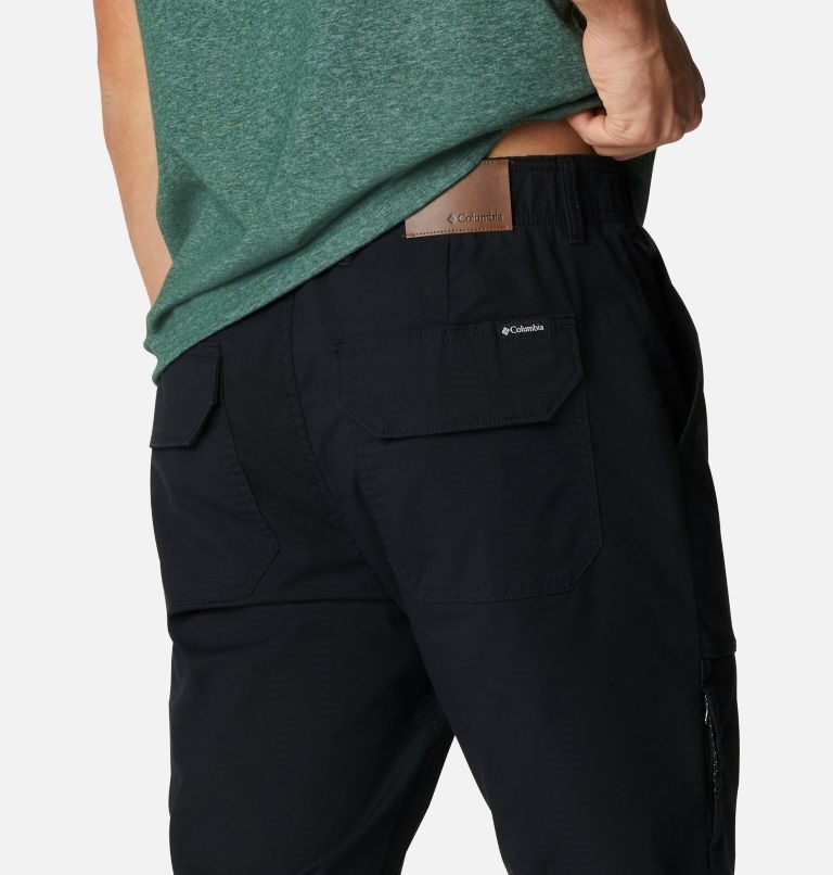 Men's Columbia Cobble Creek Utility Pants Black | CA-J6A4C