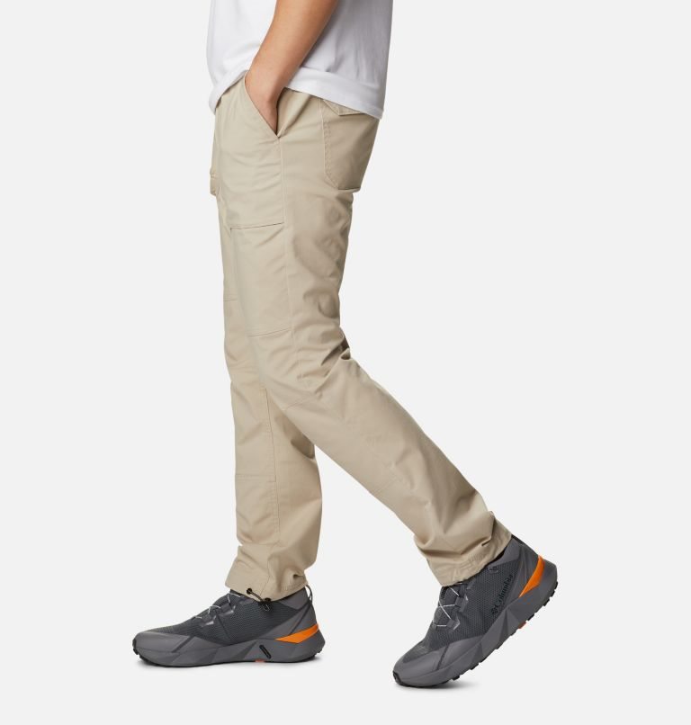 Men's Columbia Cobble Creek Utility Pants Khaki | CA-R016A