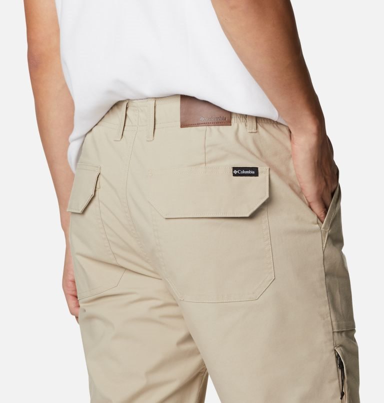 Men's Columbia Cobble Creek Utility Pants Khaki | CA-R016A