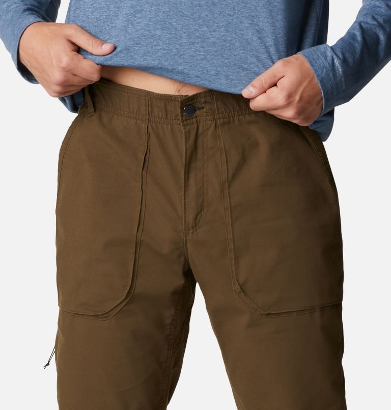 Men's Columbia Cobble Creek Utility Pants Dark Brown | CA-R4LC5