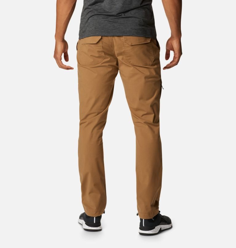 Men's Columbia Cobble Creek Utility Pants Brown | CA-TA1C3