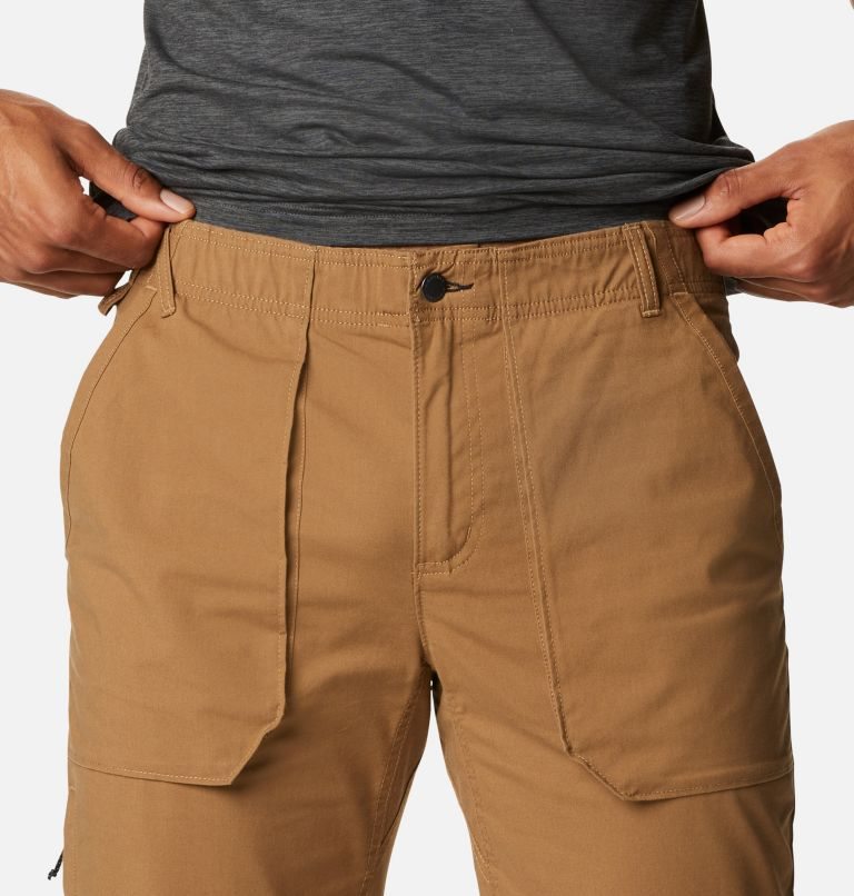 Men's Columbia Cobble Creek Utility Pants Brown | CA-TA1C3