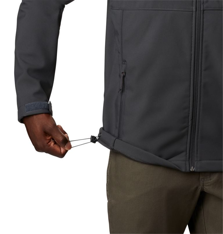 Men's Columbia Collegiate Ascender - Georgia Shell Jackets Black | CA-O8053