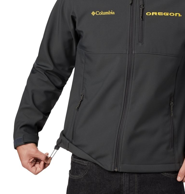 Men's Columbia Collegiate Ascender - Oregon Shell Jackets Black | CA-S5A13