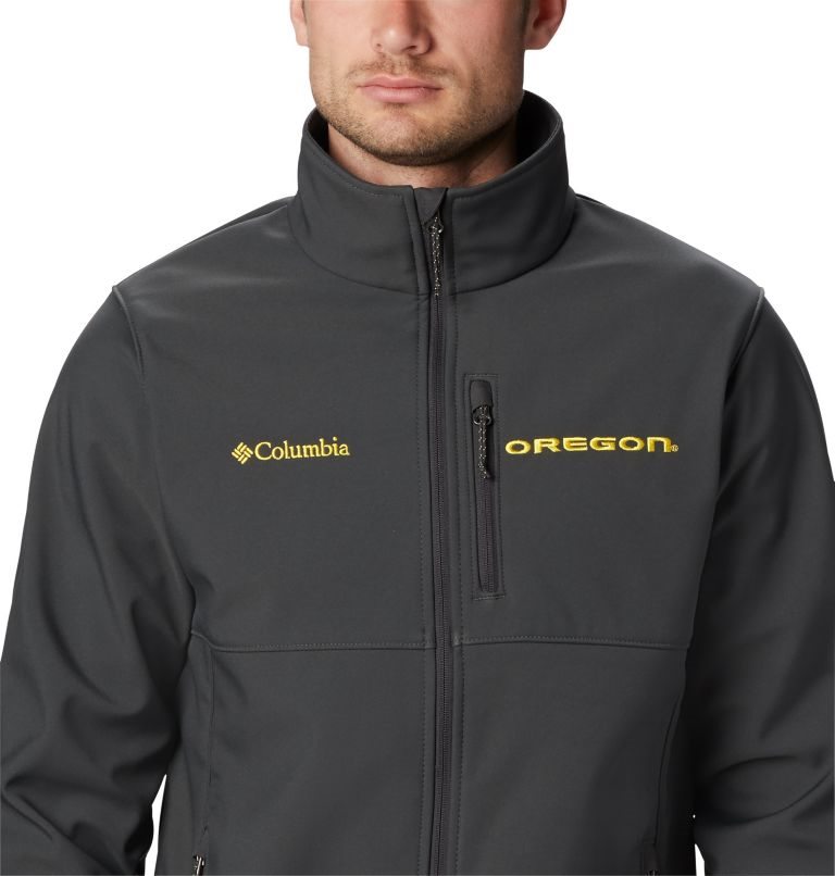 Men's Columbia Collegiate Ascender - Oregon Shell Jackets Black | CA-S5A13