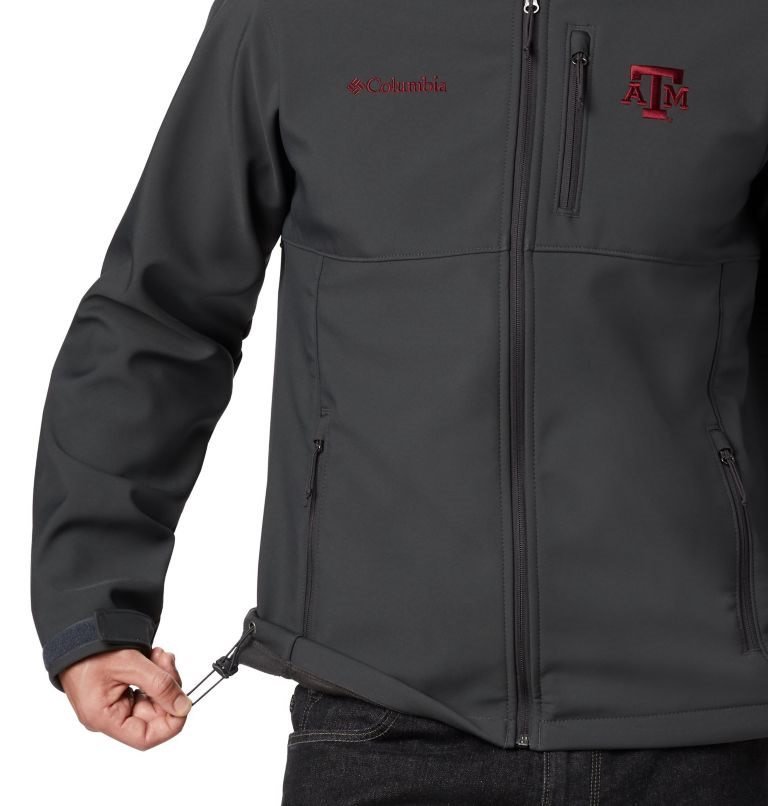 Men's Columbia Collegiate Ascender - Texas A&M Shell Jackets Black | CA-Y86L0