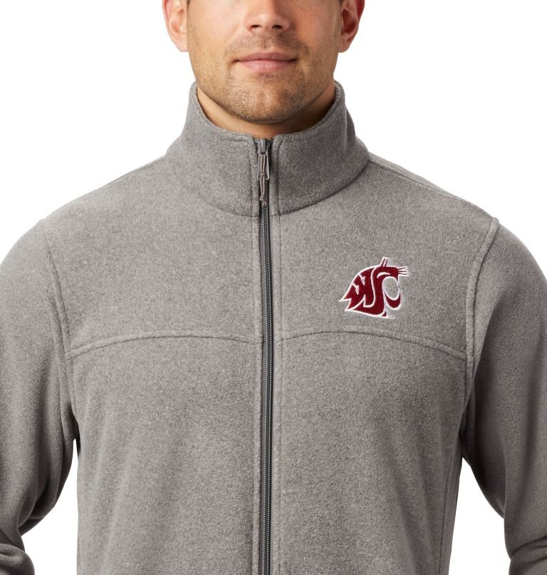 Men's Columbia Collegiate Flanker III - Washington State Fleece Jackets Grey | CA-YL53A