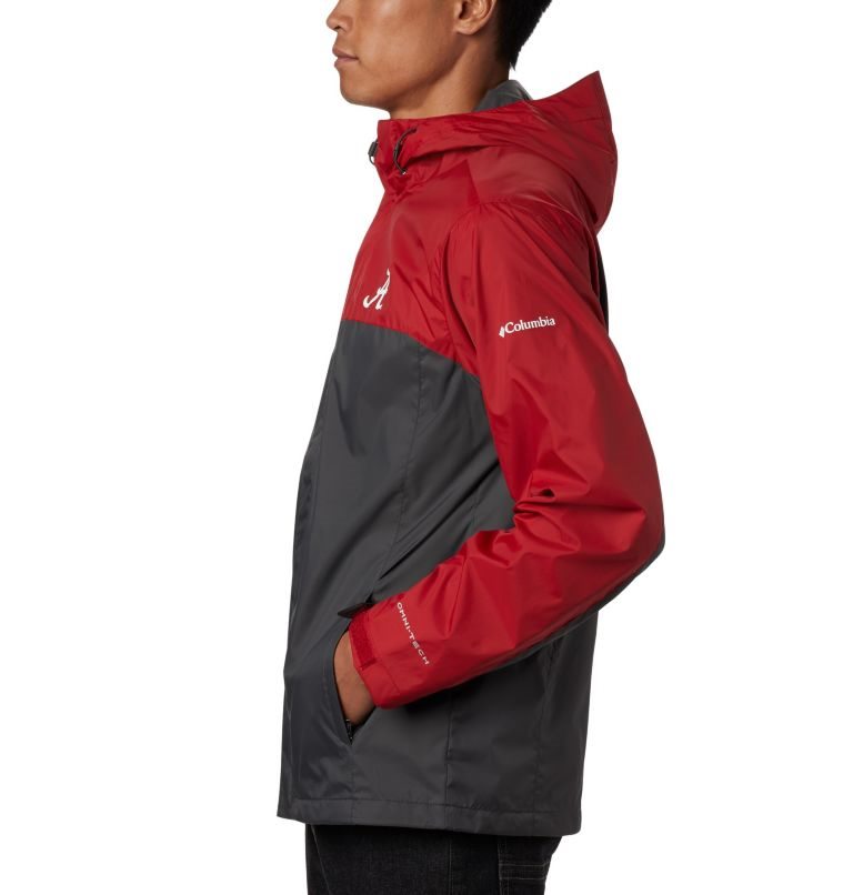 Men's Columbia Collegiate Glennaker Storm - Alabama Jackets Red / Black | CA-W031A