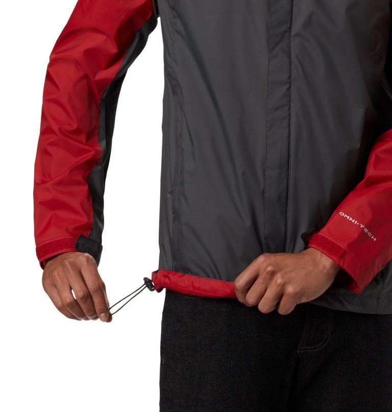 Men's Columbia Collegiate Glennaker Storm - Alabama Jackets Red / Black | CA-W031A