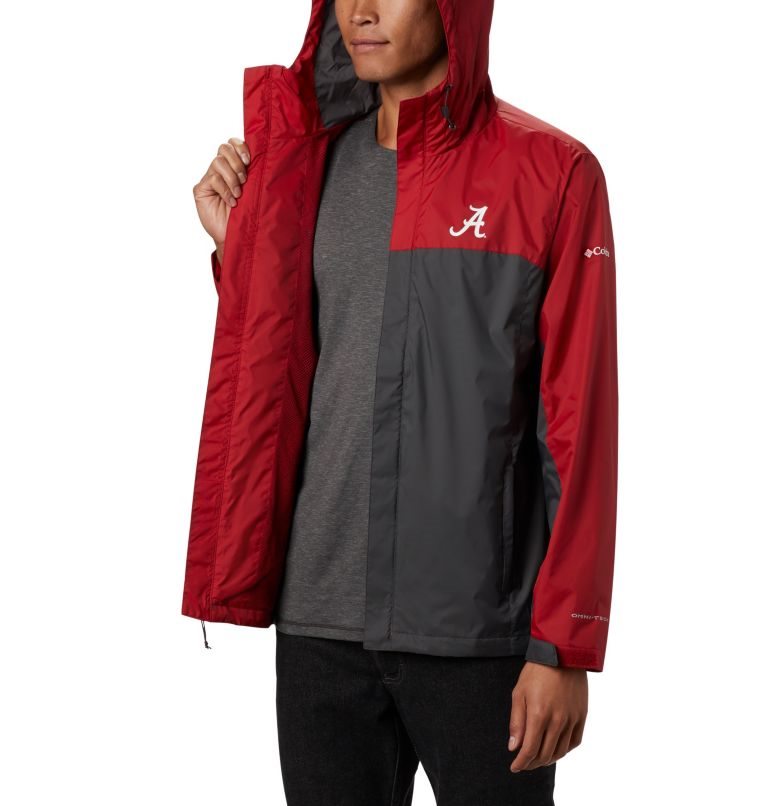 Men's Columbia Collegiate Glennaker Storm - Alabama Jackets Red / Black | CA-W031A