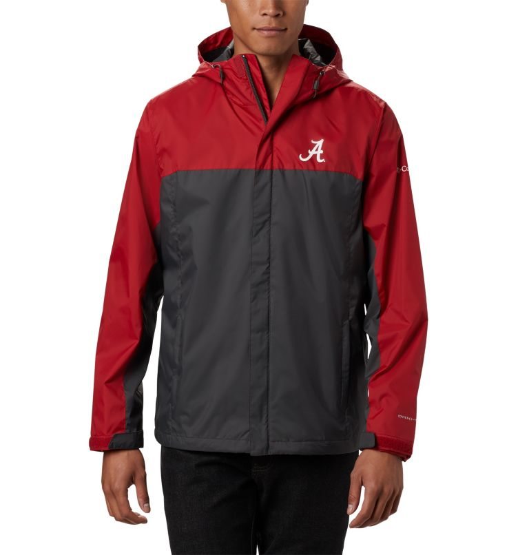 Men\'s Columbia Collegiate Glennaker Storm - Alabama Jackets Red / Black | CA-W031A