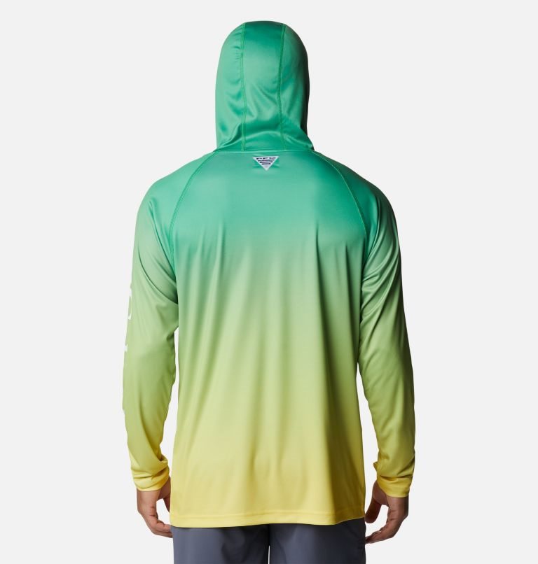 Men's Columbia Collegiate PFG Super Terminal Tackle - Oregon Hoodie Green | CA-I1835