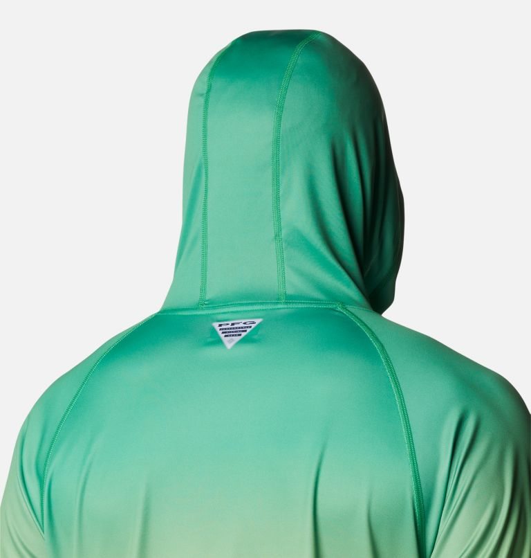 Men's Columbia Collegiate PFG Super Terminal Tackle - Oregon Hoodie Green | CA-I1835