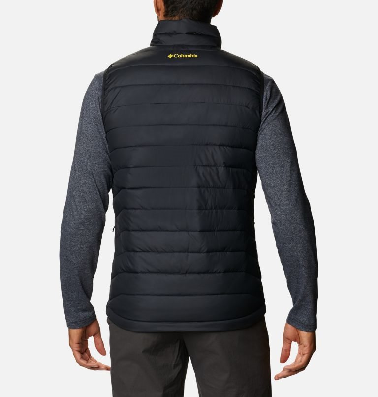 Men's Columbia Collegiate Powder Lite - Oregon Vest Black | CA-T3568