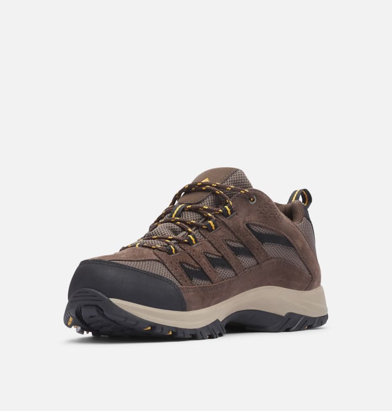 Men's Columbia Crestwood Waterproof Hiking Shoes Brown | CA-R83CL