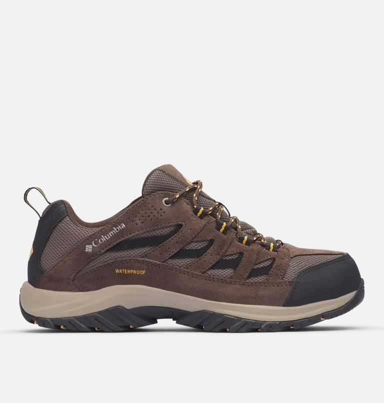 Men\'s Columbia Crestwood Waterproof Hiking Shoes Brown | CA-R83CL