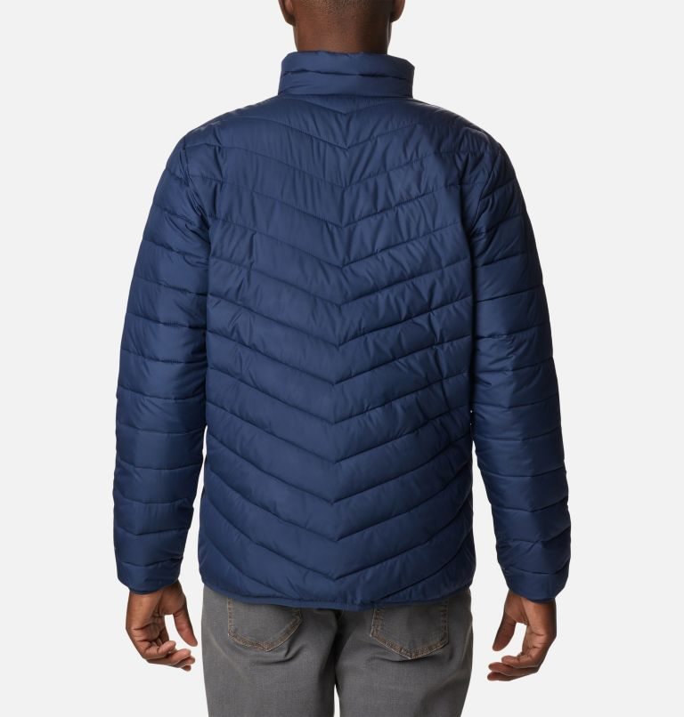 Men's Columbia Eddie Gorge Omni-Heat Infinity Insulated Jackets Navy | CA-E3L1A