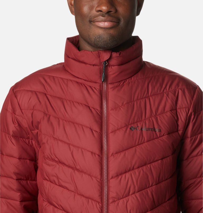 Men's Columbia Eddie Gorge Omni-Heat Infinity Insulated Jackets Red | CA-I60A1