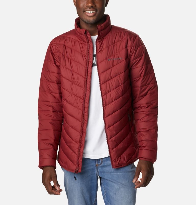 Men's Columbia Eddie Gorge Omni-Heat Infinity Insulated Jackets Red | CA-I60A1