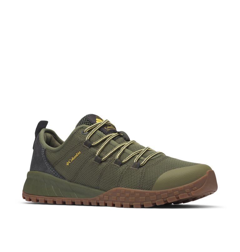 Men's Columbia Fairbanks Low Sneakers Olive | CA-U0L14