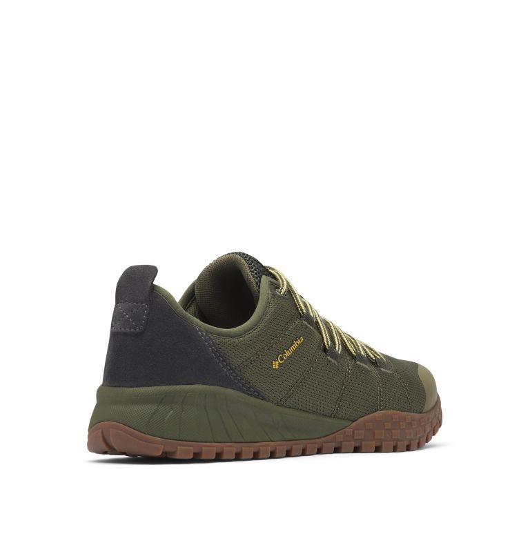 Men's Columbia Fairbanks Low Sneakers Olive | CA-U0L14