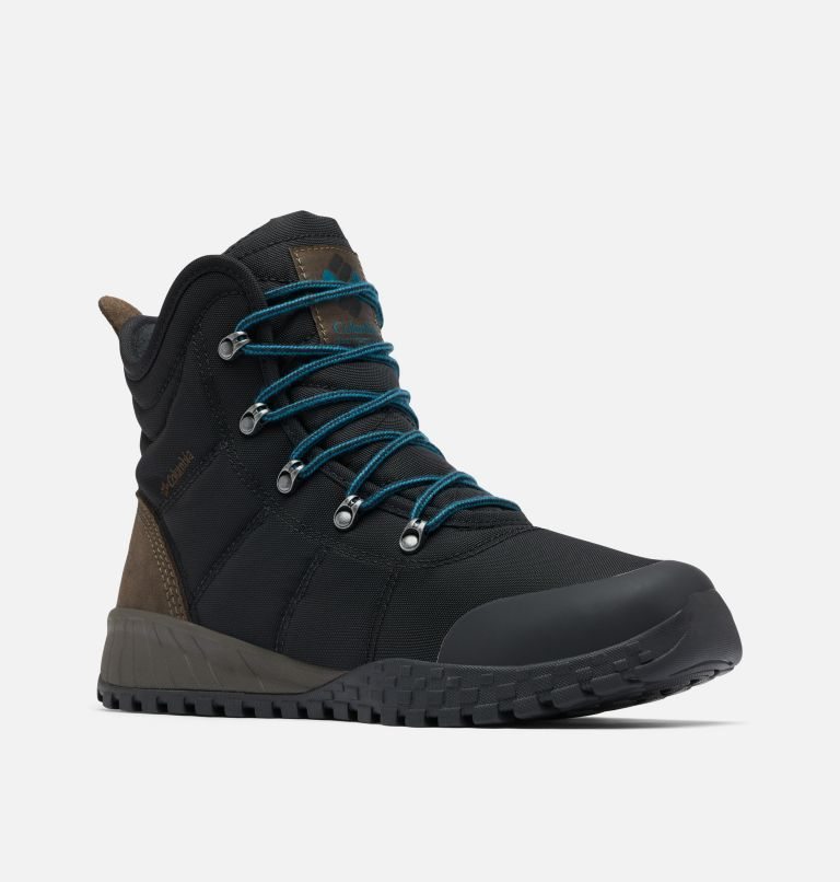 Men's Columbia Fairbanks Omni-Heat Boots Black | CA-Q068A