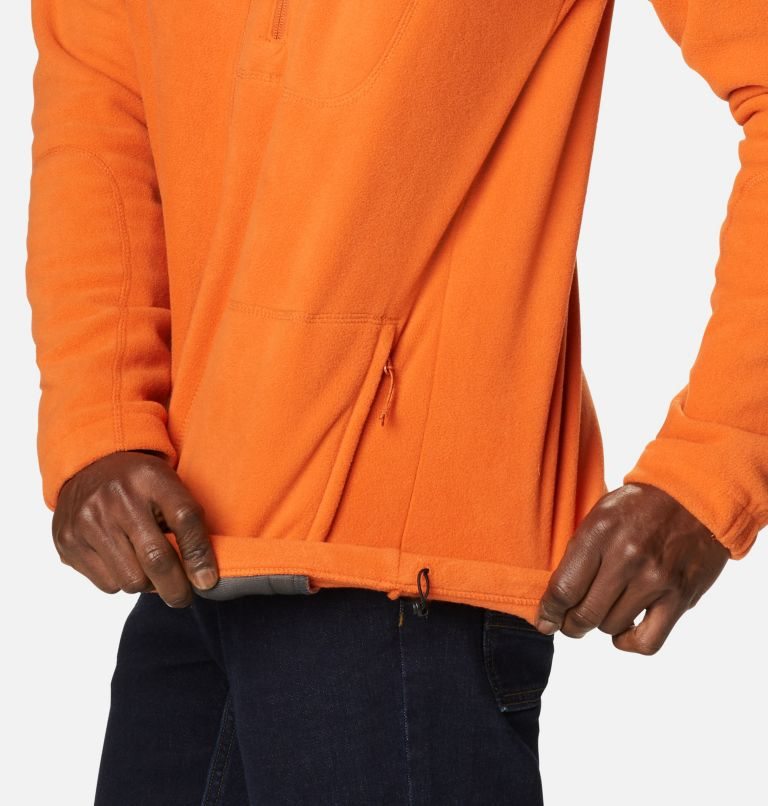 Men's Columbia Fast Trek II Full Zip Fleece Jackets Orange | CA-K8C05