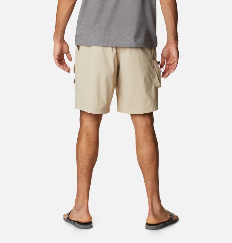 Men's Columbia Field Creek Cargo Shorts Khaki | CA-P618L