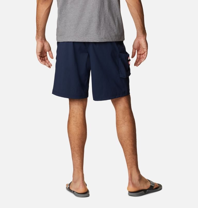 Men's Columbia Field Creek Cargo Shorts Navy | CA-WC450