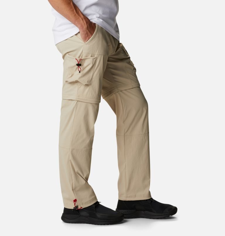 Men's Columbia Field Creek Convertible Cargo Hiking Pants Khaki | CA-Z510L