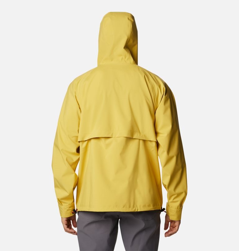 Men's Columbia Field Creek Fraser Shell Jackets Yellow | CA-L04C3