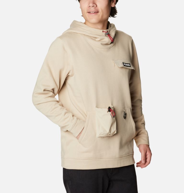 Men's Columbia Field Creek Hoodie Beige | CA-TLC65