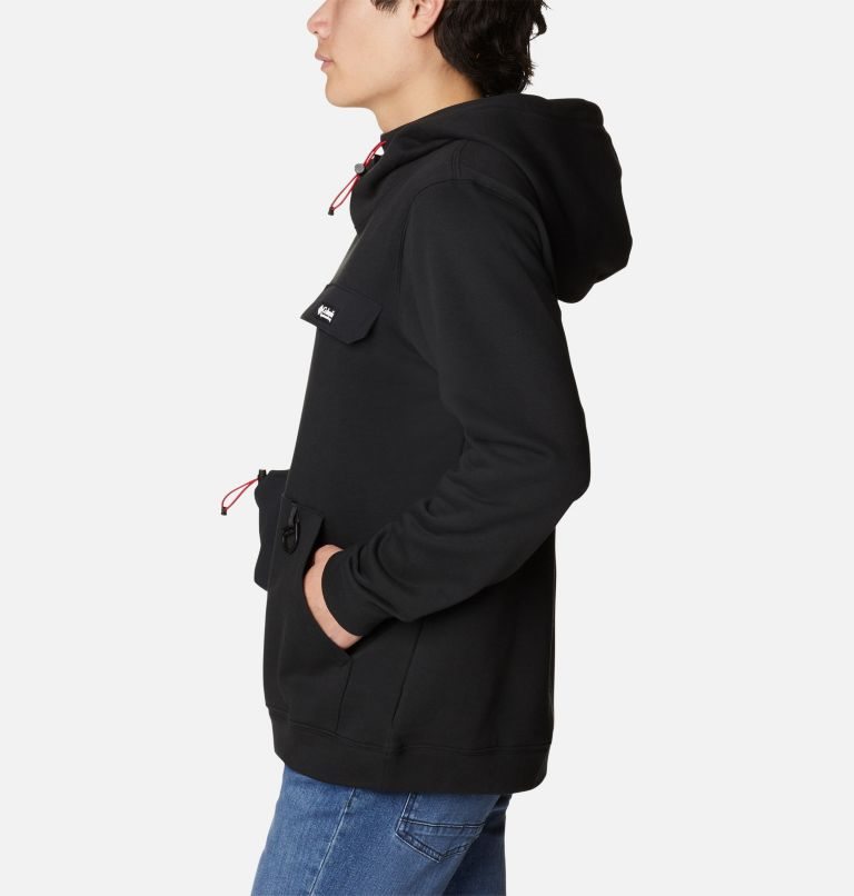 Men's Columbia Field Creek Hoodie Black | CA-C6831