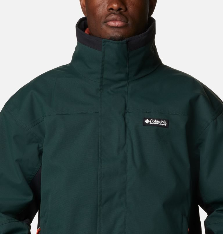 Men's Columbia Field ROC Bugaboo 1986 Interchange Jackets Dark Green | CA-X8014