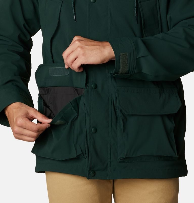 Men's Columbia Field ROC Decoy 1986 Jackets Dark Green | CA-K43CL